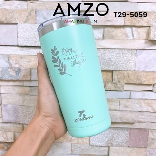AMZO_LY GIỮ NHIỆT THÁI LAN NOZORORM SƠN NHÁM CAO CẤP 600ML (TẶNG KÈM TÚI)