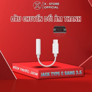 Jack chuyển OTG Type C sang 3.5, đầu chuyển đa năng, jack chuyển OTG siêu bền bỉ - CCDC