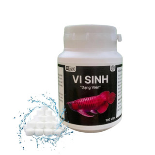 Combo 50 - 100 Viên Vi Sinh Cao Cấp Làm Trong Nước Bể Cá, Khử Clo, Khử Tanh Hôi