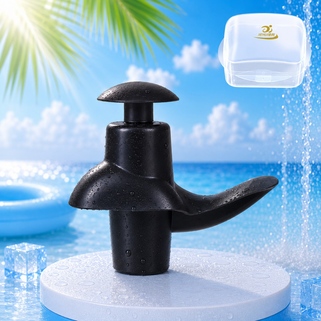 Bộ 2 nút bịt tai chống nước SUZE cao cấp, bịt tai JIEHU cho người lớn và trẻ em bằng silicone mềm mịn, chống nước tốt