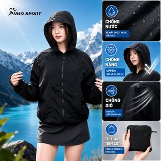Áo Khoác Gió 1 Lớp Nam Nữ Chống Nắng Chống Gió Chống Nước Vải Gió Nhăn Siêu Nhẹ Gấp Gọn Đi Du Lịch Đi Biển Đi Phượt