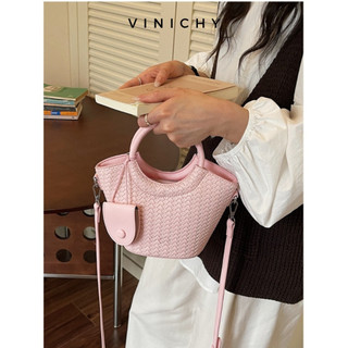 (Deal mở bán tặng quà QU3) Túi xách nữ đeo chéo, đeo vai VINICHY size 20cm HA910