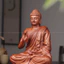 Tượng Phật Thích Ca Thủ Ấn Gỗ Hương Nguyên Khối Cao 20/30cm - Decor Phật Giáo, Thờ Cúng Phong Thủy Cao Cấp