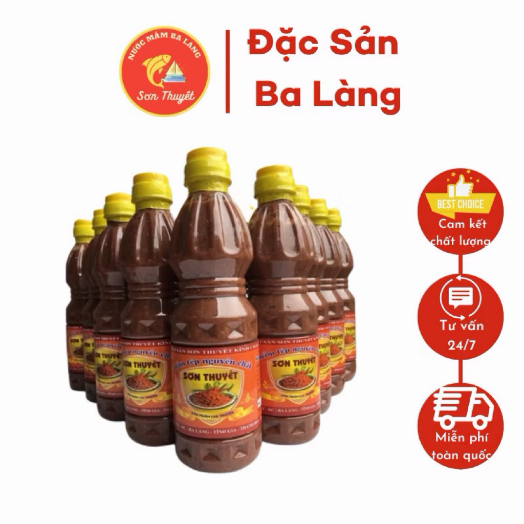 Mắm tép Ba Làng Sơn Thuyết 500G 300G Dùng chưng thịt, chấm đồ luộc, Mắm tép hao cơm, vị ngon đặc sản