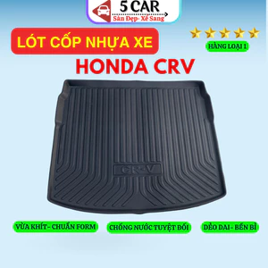 LÓT CỐP xe Honda CRV 2017 - NAY Nhựa dẻo siêu đẹp, siêu bền, chống thấm nước, không mùi, vừa khít xe