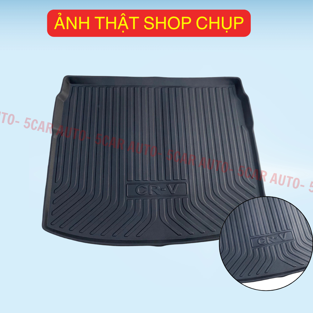 LÓT CỐP xe Honda CRV 2017 - NAY Nhựa dẻo siêu đẹp, siêu bền, chống thấm nước, không mùi, vừa khít xe