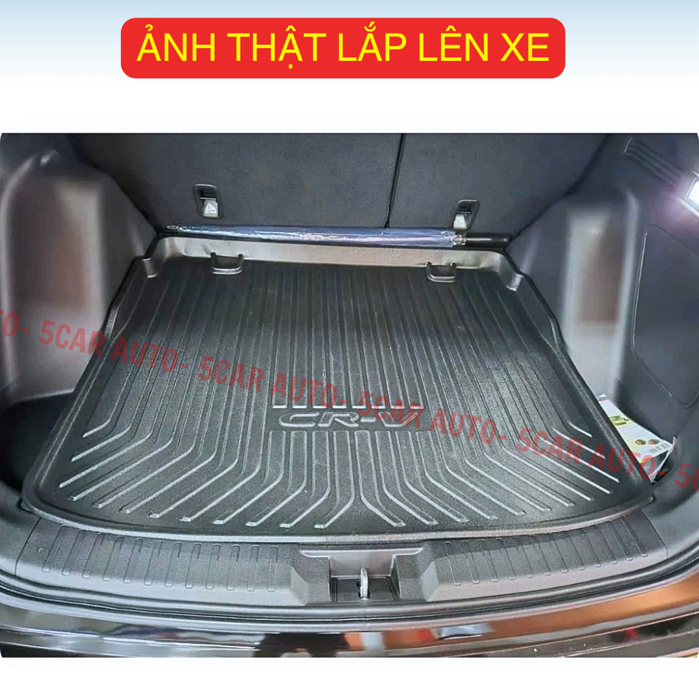 LÓT CỐP xe Honda CRV 2017 - NAY Nhựa dẻo siêu đẹp, siêu bền, chống thấm nước, không mùi, vừa khít xe