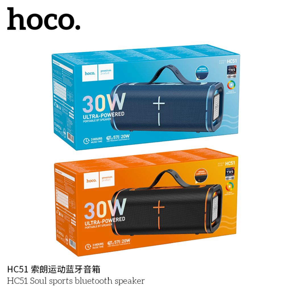 Loa bluetooth hoco HC51 công suất 30w.