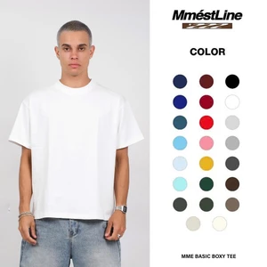 Áo thun trơn MMESTLINE Basic form Boxy vải premium Cotton
