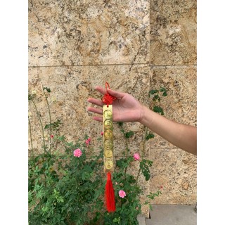 Thước lục đế ngũ đế dài 20cm vật phẩm phong thuỷ tài lộc thước thăng quan