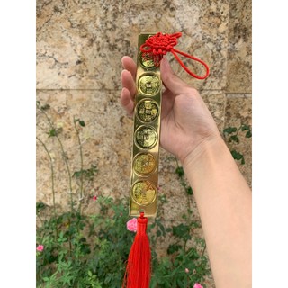 Thước lục đế ngũ đế dài 20cm vật phẩm phong thuỷ tài lộc thước thăng quan