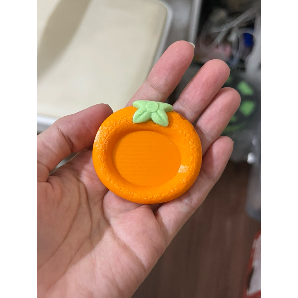 Móc Khóa Cà Chua Worry Stone In 3D – Viên Đá Giảm Stress Chà Ngón Tay, Fidget Toy Thư Giãn