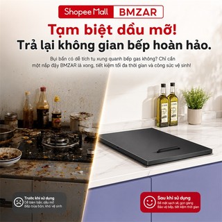Vỏ bảo vệ bếp gas inox Làm dày Tấm Chắn bếp gas Dầu Mỡ Nắp bếp gas Chống dầu mỡ