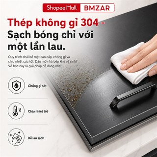 Vỏ bảo vệ bếp gas inox Làm dày Tấm Chắn bếp gas Dầu Mỡ Nắp bếp gas Chống dầu mỡ