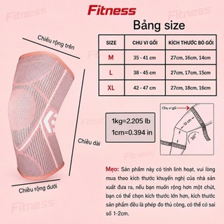Đai Bó Gối Thể Thao Fitness Chất Liệu Dệt Kim Cao Cấp Hỗ Trợ Bảo Vệ Khớp Gối-Đai Bảo Vệ Đầu Gối Khi Tập Gym,Pilates,Yoga