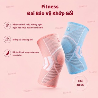 Đai Bó Gối Thể Thao Fitness Chất Liệu Dệt Kim Cao Cấp Hỗ Trợ Bảo Vệ Khớp Gối-Đai Bảo Vệ Đầu Gối Khi Tập Gym,Pilates,Yoga