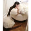 MIU.STUDIO •”Mida dress” Váy thô boi dáng ngắn cổ V phối ren bèo tầng cao cấp, Đầm xoè tay bồng thêu hoa ren sang chảnh