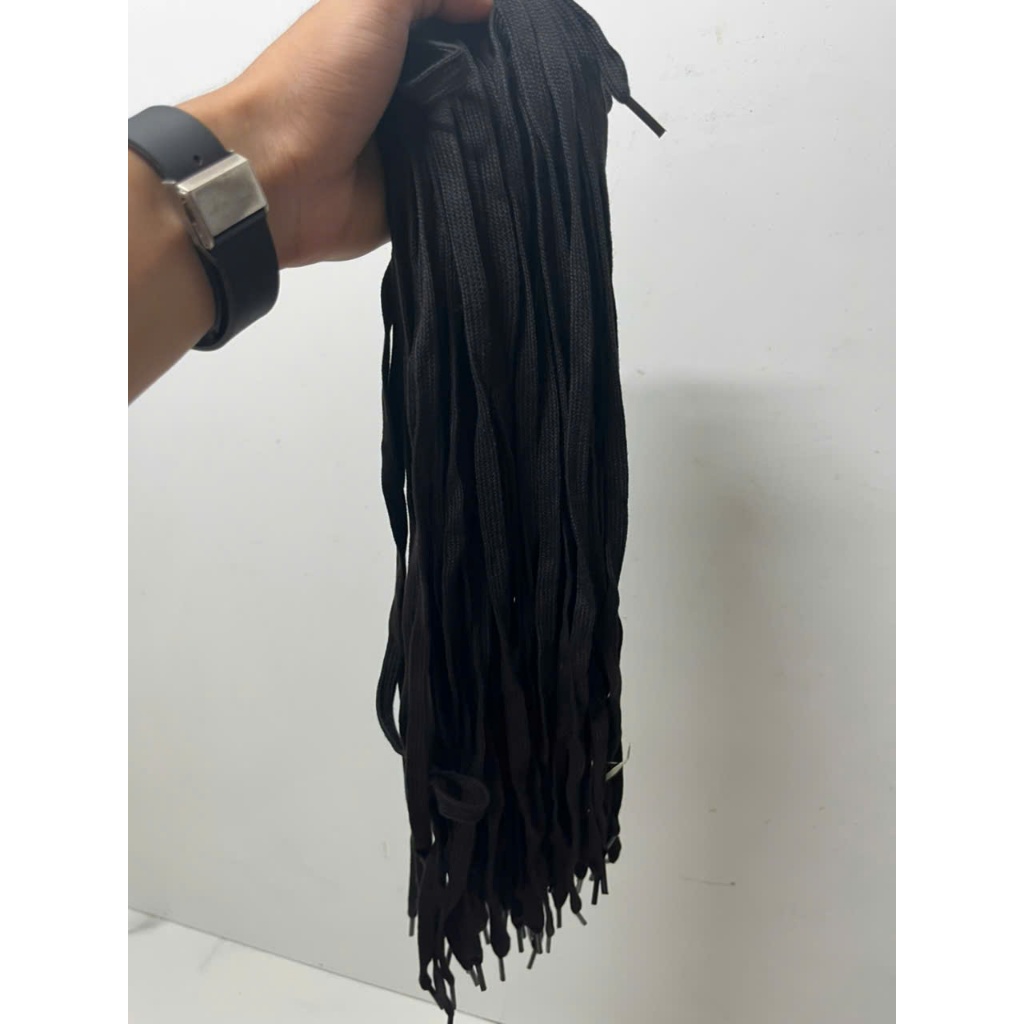 Dây Giày Dẹt 100cm Màu Trắng/Đen/Kem – Dây Thay Thế Cho Giày Sneaker, Giày Thể Thao