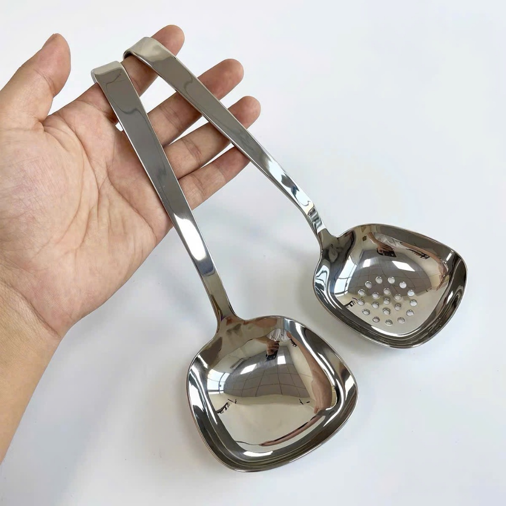 Muôi Canh Cán Móc Chống Trượt Inox 18/10