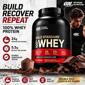 ON Bột Protein Whey Chính Hãng 2Lbs – Dễ Hòa Tan, Tăng Cơ Hiệu Quả, An Toàn Không Gây Đau Bụng.