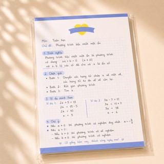 GIẤY NOTE Ô GẤU NÂU