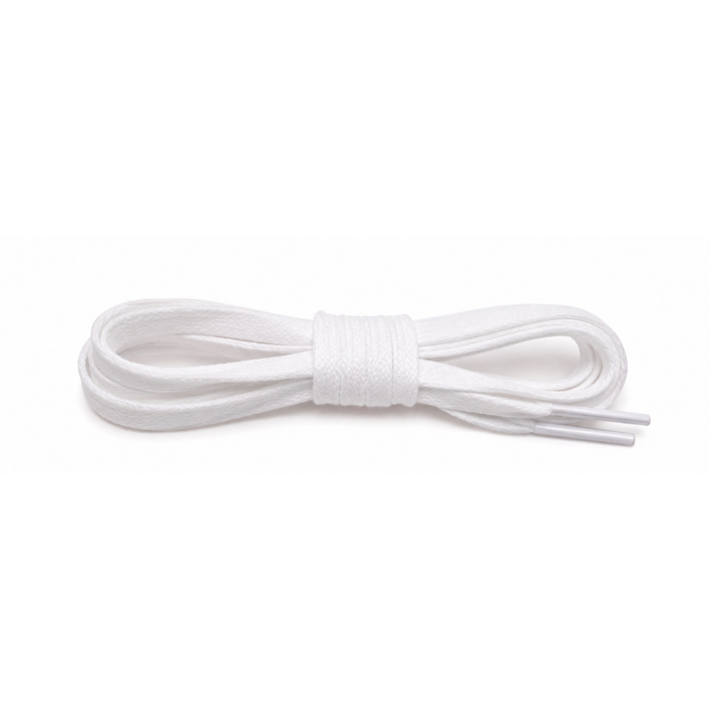 Dây Giày Dẹt 100cm Màu Trắng/Đen/Kem – Dây Thay Thế Cho Giày Sneaker, Giày Thể Thao