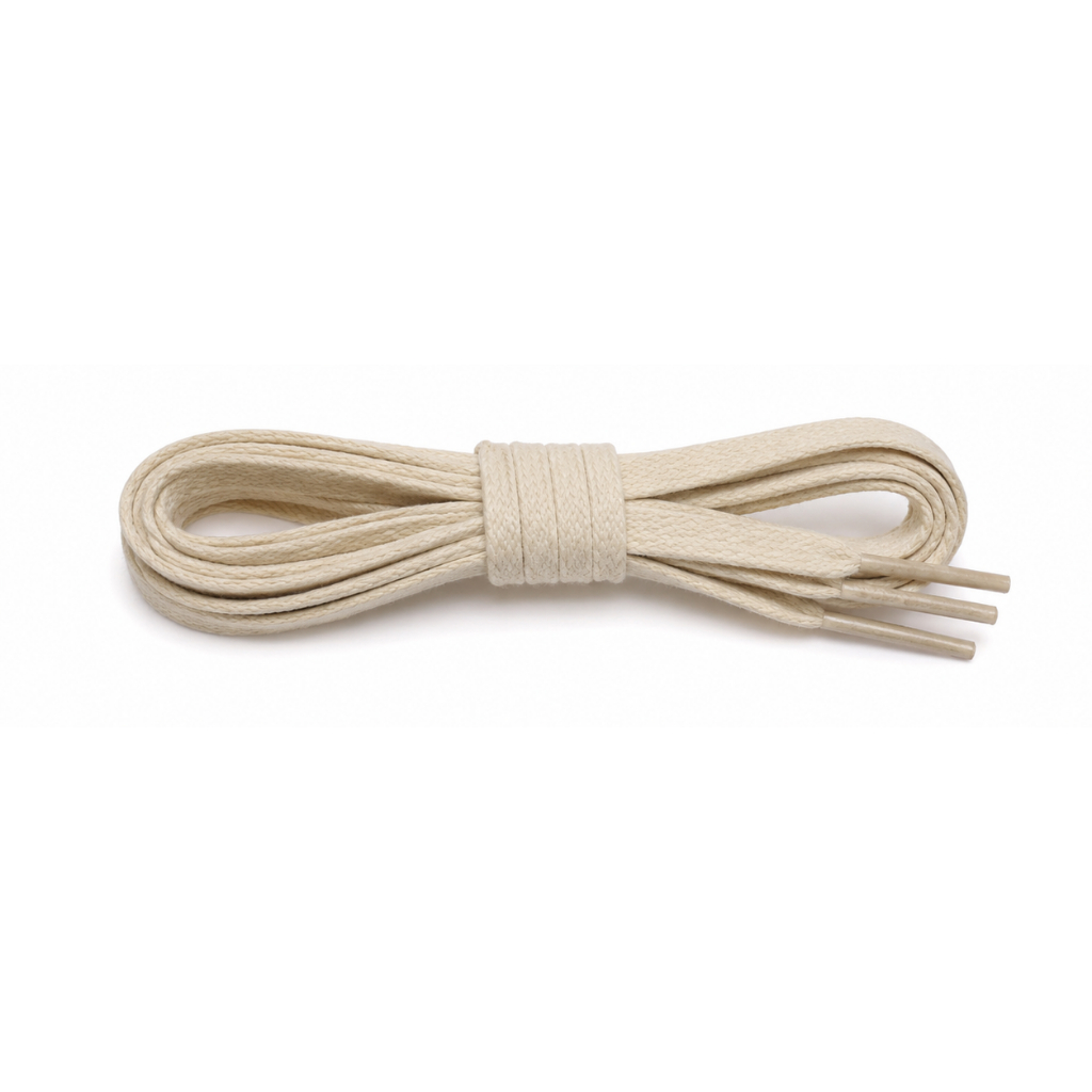 Dây Giày Dẹt 100cm Màu Trắng/Đen/Kem – Dây Thay Thế Cho Giày Sneaker, Giày Thể Thao