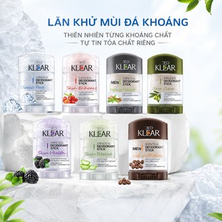 Lăn khử mùi đá khoáng DeoKlear Mineral Deodorant Stick (70g)