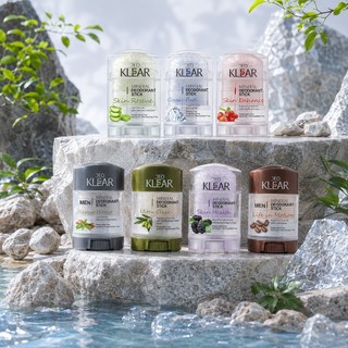 Lăn khử mùi đá khoáng DeoKlear Mineral Deodorant Stick (70g)