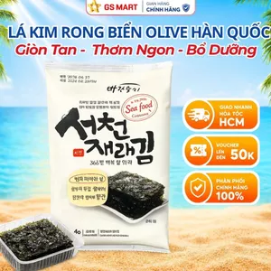 Lá Kim Rong Biển Hàn Quốc Vị Giòn Ngon – Ăn Liền Tiện Lợi Gói Cao Cấp