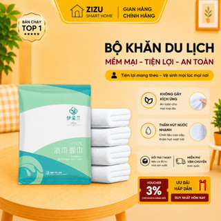 Khăn Tắm, Khăn Mặt - Du Lịch Dùng 1 Lần Dày Mịn,Thấm Nước Nhanh, Không Xơ,An Toàn Cho Da,Tiện Lợi Du Lịch,Công Tác