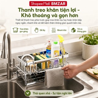 Giá Để Đồ Rửa Chén INOX cao cấp Kệ Đựng Đồ Bồn Rửa Bát chống ẩm chống rỉ dễ vệ sinh