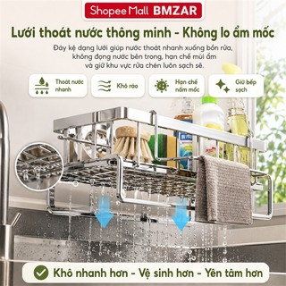 Giá Để Đồ Rửa Chén INOX cao cấp Kệ Đựng Đồ Bồn Rửa Bát chống ẩm chống rỉ dễ vệ sinh