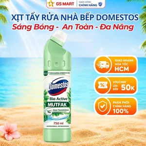 Chai Xịt Tẩy Rửa Nhà Bếp Domestos Bio Active Khử Dầu Mỡ Giảm Khuẩn Sạch Đa Năng 750ml Nhập Khẩu Đức