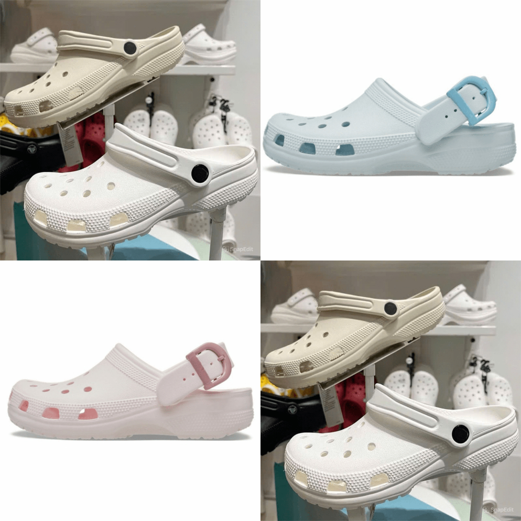 Giày sục nam nữ Classic. Dép sục sandal quai hậu mẫu mới, siêu êm, thời trang cho cả nam và nữ. Tặng kèm Jibbiz