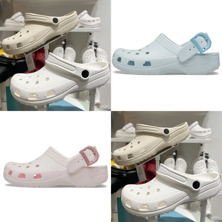 Giày sục nam nữ Classic. Dép sục sandal quai hậu mẫu mới, siêu êm, thời trang cho cả nam và nữ. Tặng kèm Jibbiz