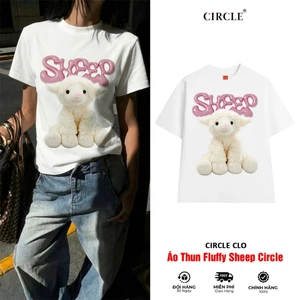 Áo thun Fluffy Sheep Circle Unisex cotton cao cấp - CIRCLE CLO