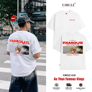 Áo thun Famous Kings Unisex cotton cao cấp - CIRCLE CLO