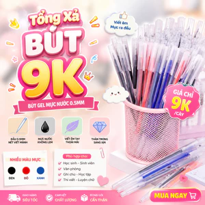 Xả kho Combo 100 Bút Bi Nước Mực Nhanh Khô MOCHI Văn Phòng Thiết Kế Bút Bi Nhanh Khô