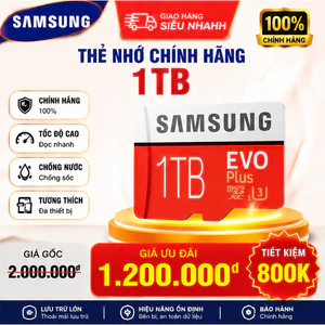 SAMSUNG Thẻ nhớ đa năng tốc độ cao Micro SD TF 128GB SDHC SDXC 1TB 512GB 256GB Class10 Cho MP4 MP3