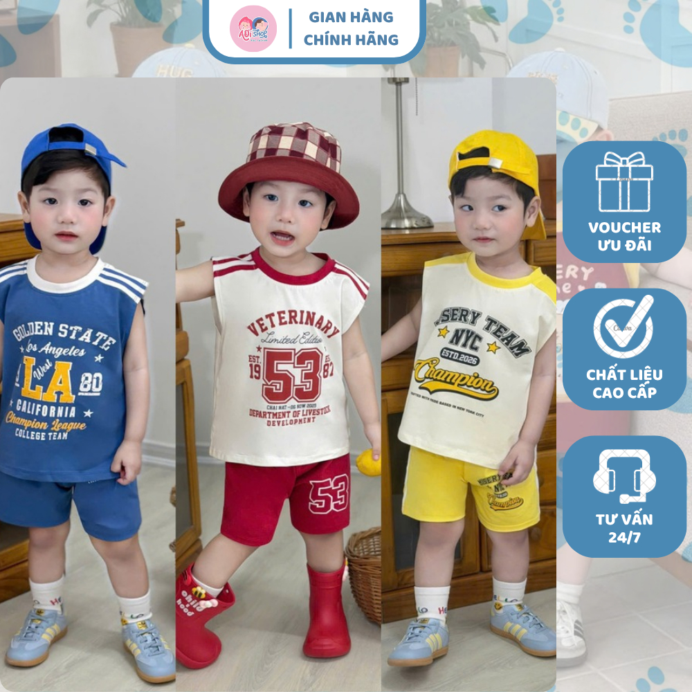 [À ƠI SHOP] D88- set 3 bộ ba lỗ phối vai veterinary - a100.396