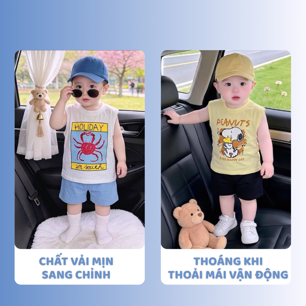 [À ƠI SHOP] D86- set 3 bộ ba lỗ cua holiday - a100.394