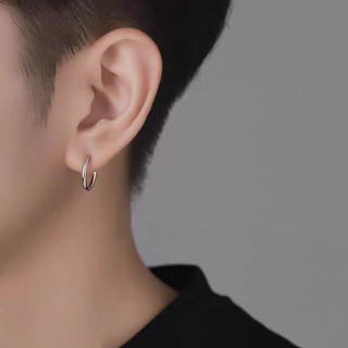 SNUOFO - Khuyên tai titan nam nữ khuyên tai xỏ kẹp không cần xỏ lỗ nhiều lựa chọn Hoa tai tổng hợp (1 chiếc)
