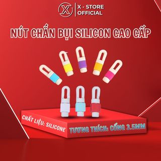 Nút chắn bụi jack 3.5mm cho điện thoại, nút bịt cổng tai nghe chống nước, bằng silicone, bảo vệ lỗ cắm tai nghe NBVDCS