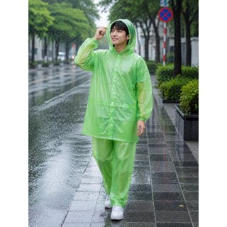 Bộ quần áo đi mưa bộ chất nhựa dẻo size to bền đẹp giá rẻ,áo tơi