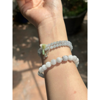 chuỗi ngọc phỉ thuý tuyp A chủng cao giao kèm kiểm định