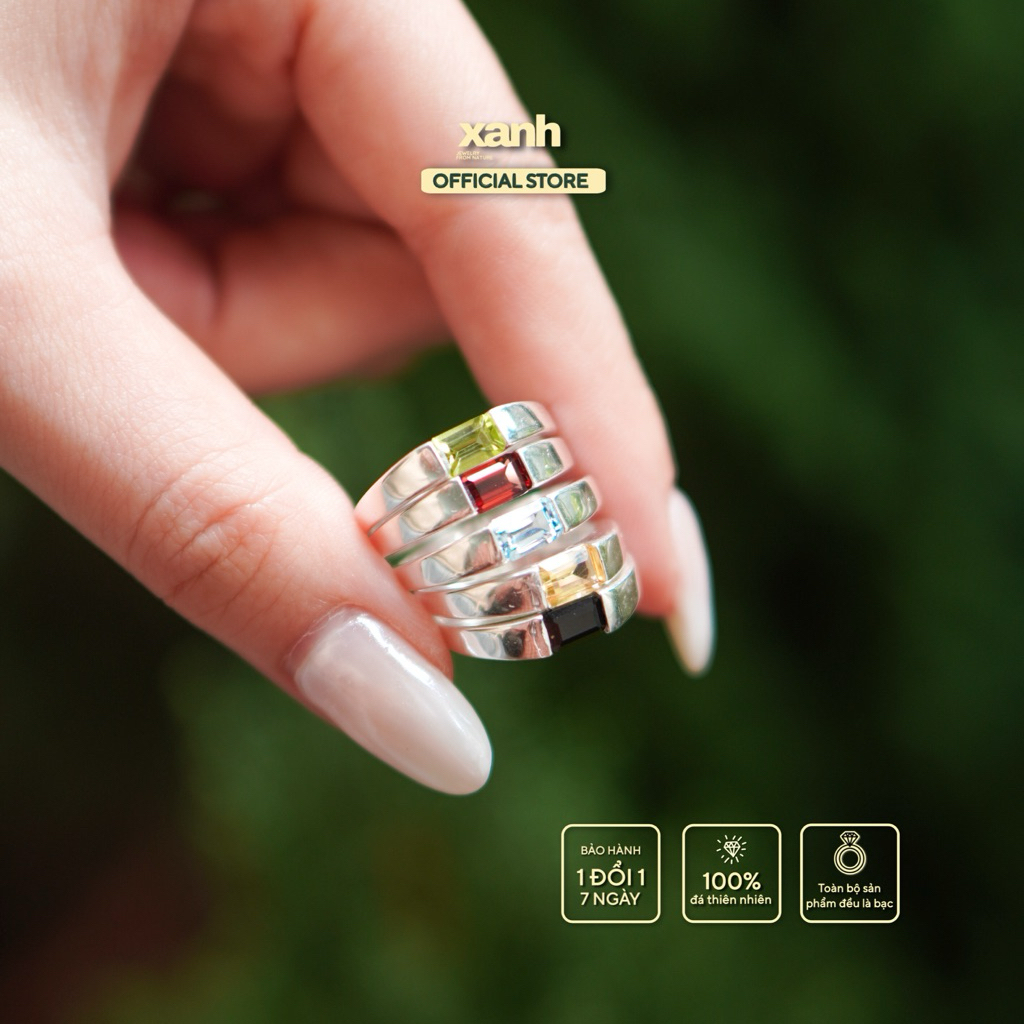 Men's 925 Silver Couple Rings by Xanh Jewelry