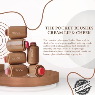 Phấn má hồng dạng thỏi Rhode Pocket Blush by Hailey Bieber 5.3g