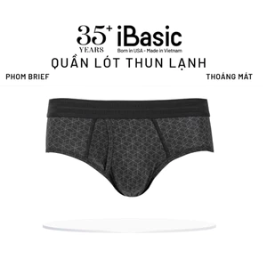 Quần lót nam iBasic brief tam giác thun lạnh họa tiết PANM127