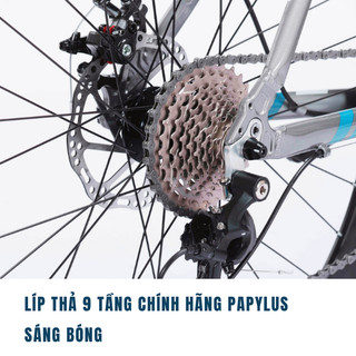 Xe Đạp Đua Papylus PR900 New, Khung Nhôm Dẹp, Vành Cao 6cm, Tay Đề Lắc 2 lưỡi LTWOO - Xe Tay Cong